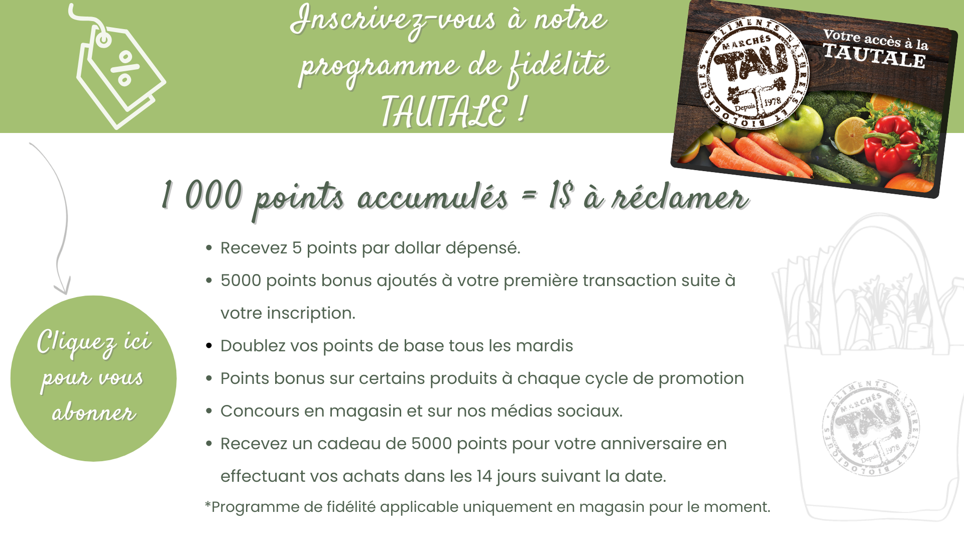 Loyalty program quick points fre